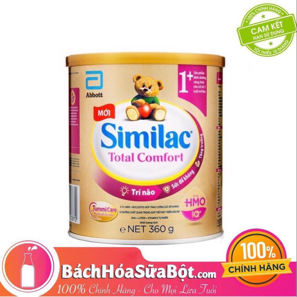 Sữa bột Similac Total Comfort 1+ (cho trẻ 1-2 tuổi) - dành cho bé rối loạn tiêu hóa, táo bón, trào ngược [Mẫu mới]