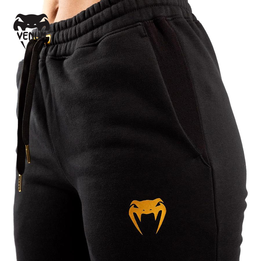 Quần jogger thể thao nữ Venum UFC FIGHT NIGHT - BLACK/GOLD - VNMUFC-00071-126