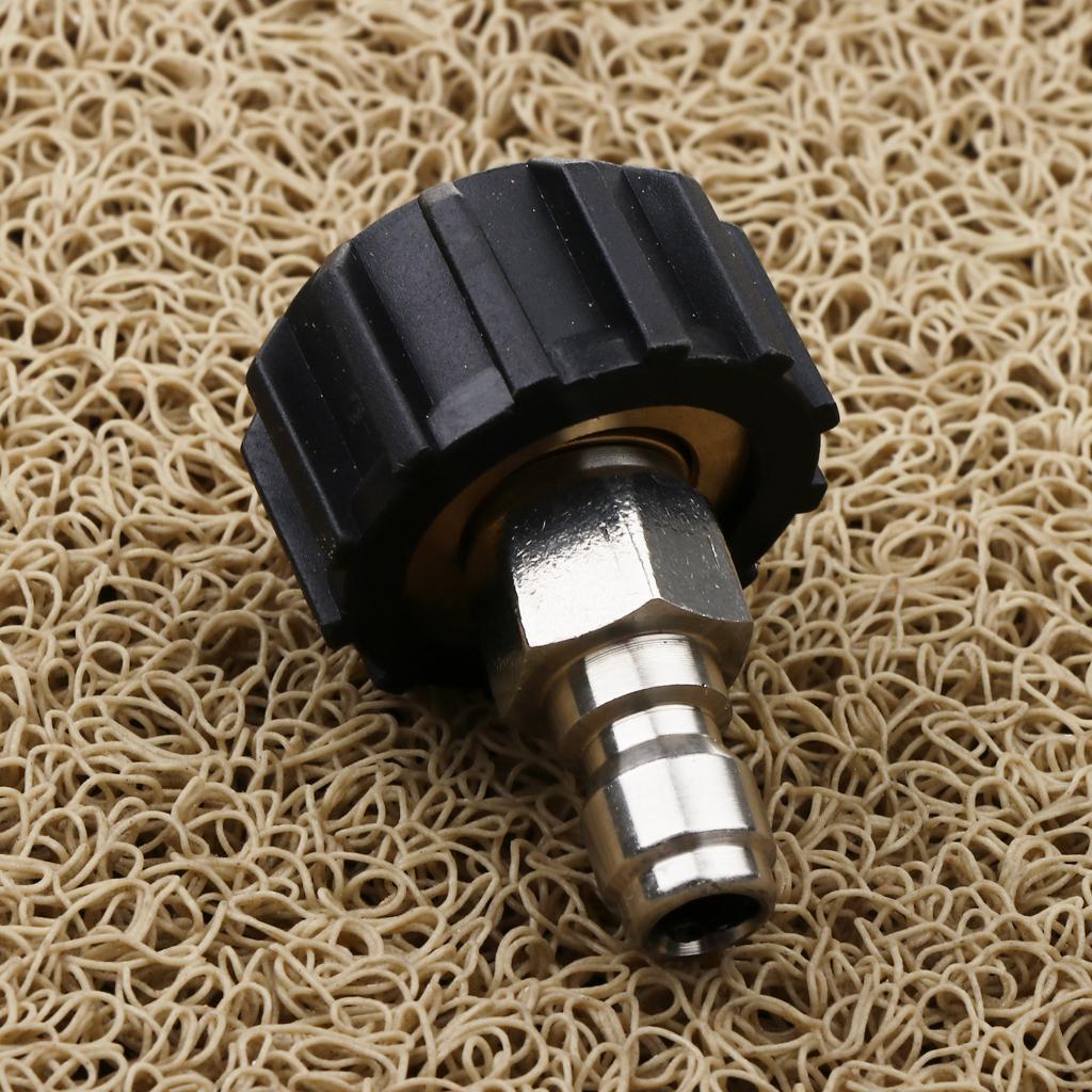 2 Pieces Pressure Washer Female M22/14 to 1/4 Male Plug Brass