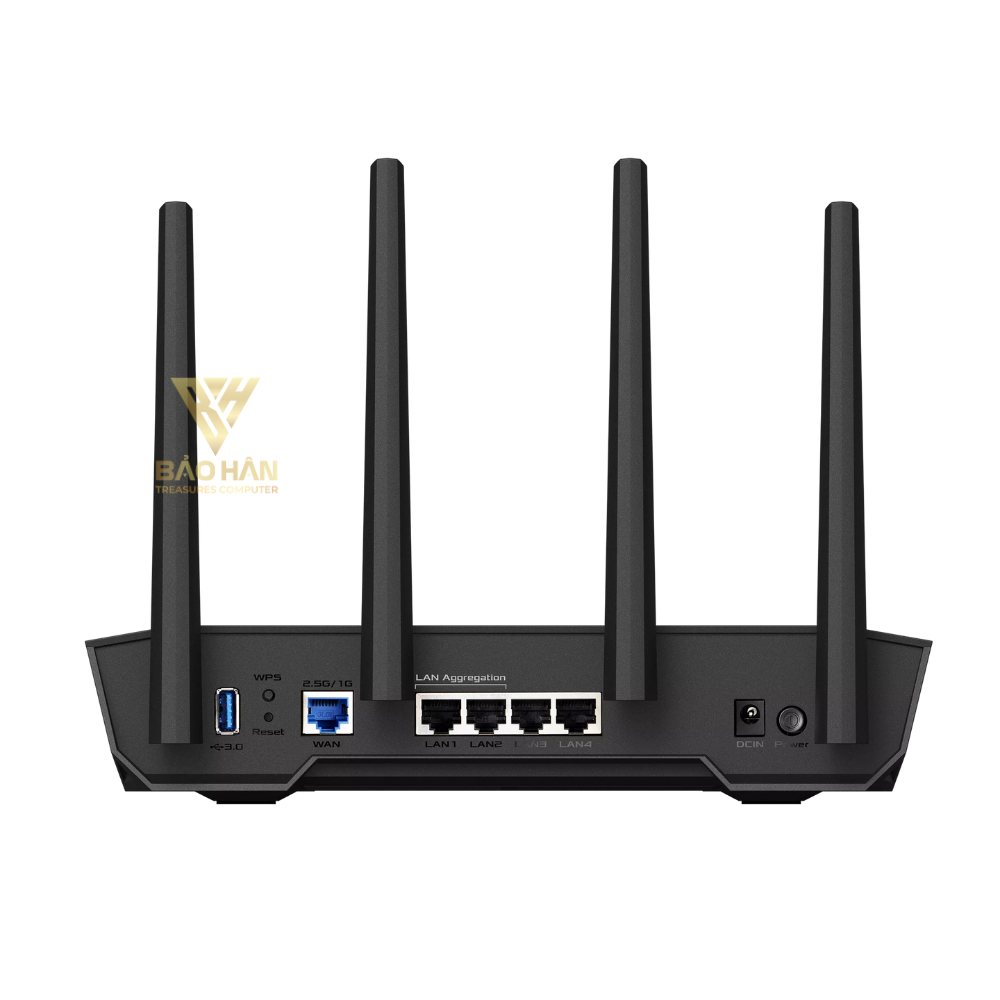 Bộ định tuyến chơi game WiFi 6 băng tần kép TUF Gaming AX4200 (router WiFi có thể mở rộng) - Hàng Chính Hãng