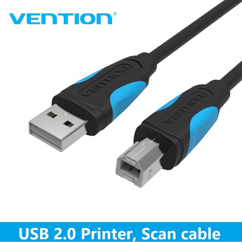 Cáp máy in USB 2.0 Vention VAS-A16 ( 1,5m-10m ) - Hàng Chính Hãng