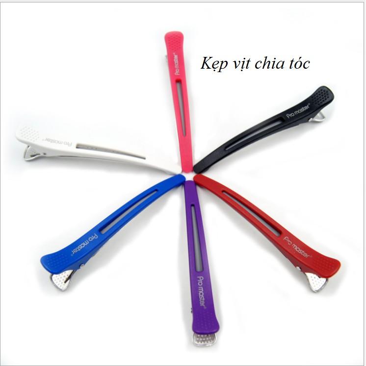 Kẹp vịt chia tóc Combo 6 Kẹp tóc Pro Master siêu đẹp