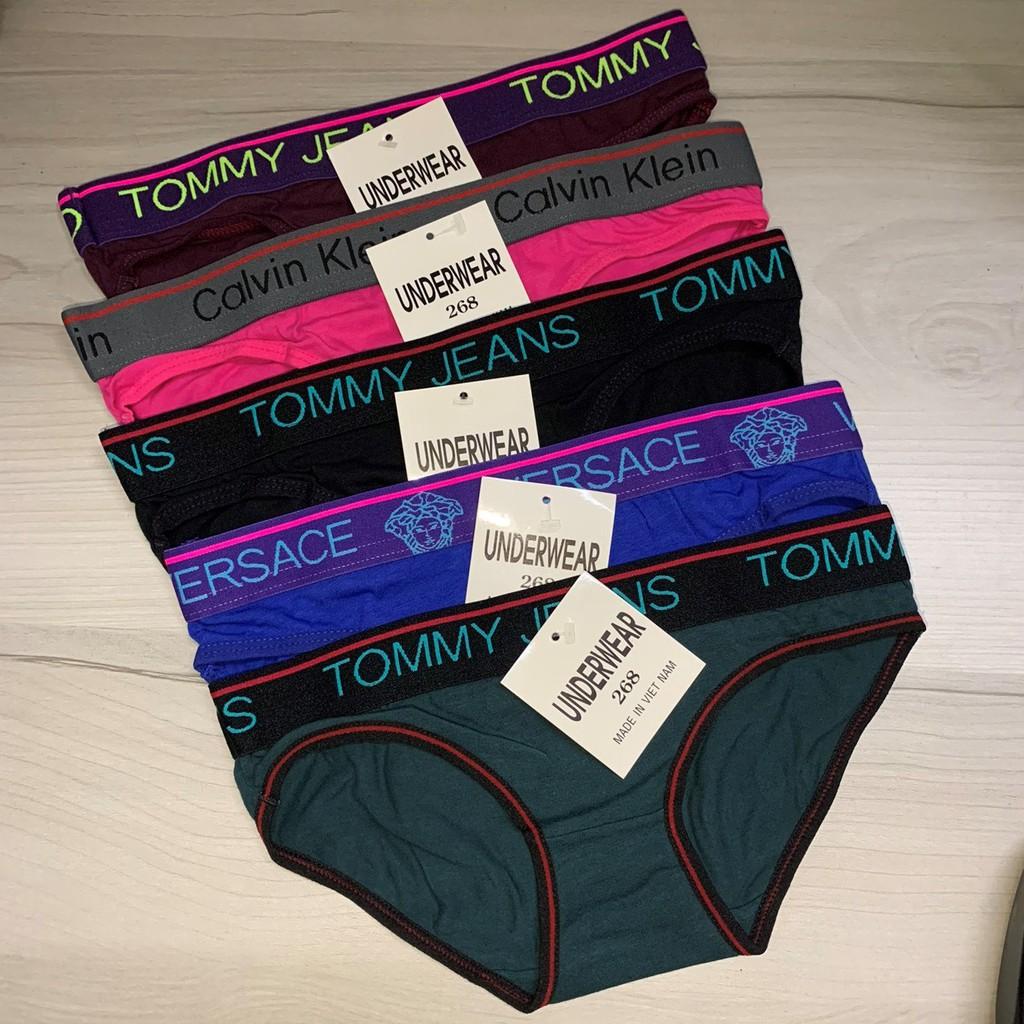 COMBO 10 QUẦN LÓT NỮ COTTON LƯNG CHỮ 268