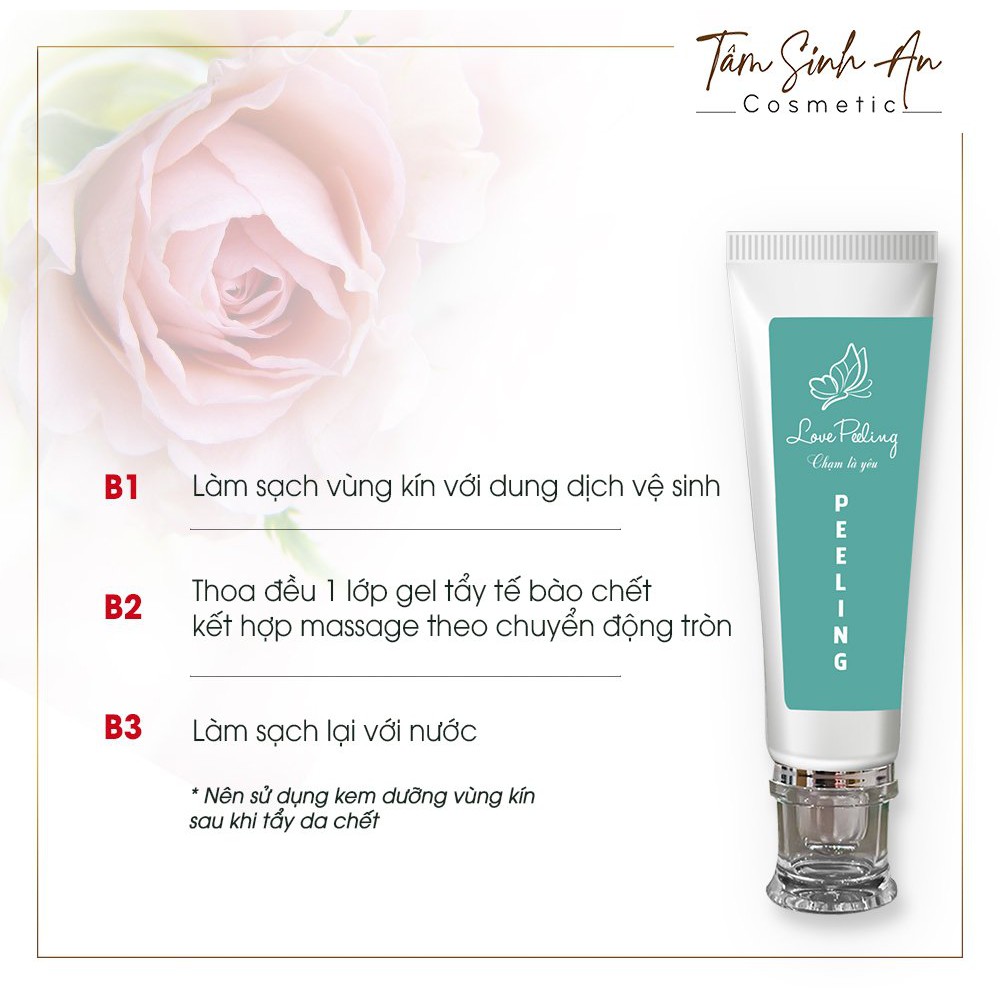 Kem Tẩy Tế Bào Chết Toàn Thân - LOVE PEELING - Tâm Sinh An Cosmetic