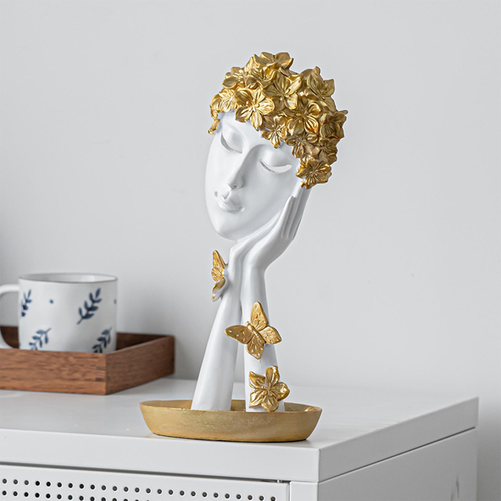 Creative Face Thinker Statue Sculpture Crafts Statue Figurine