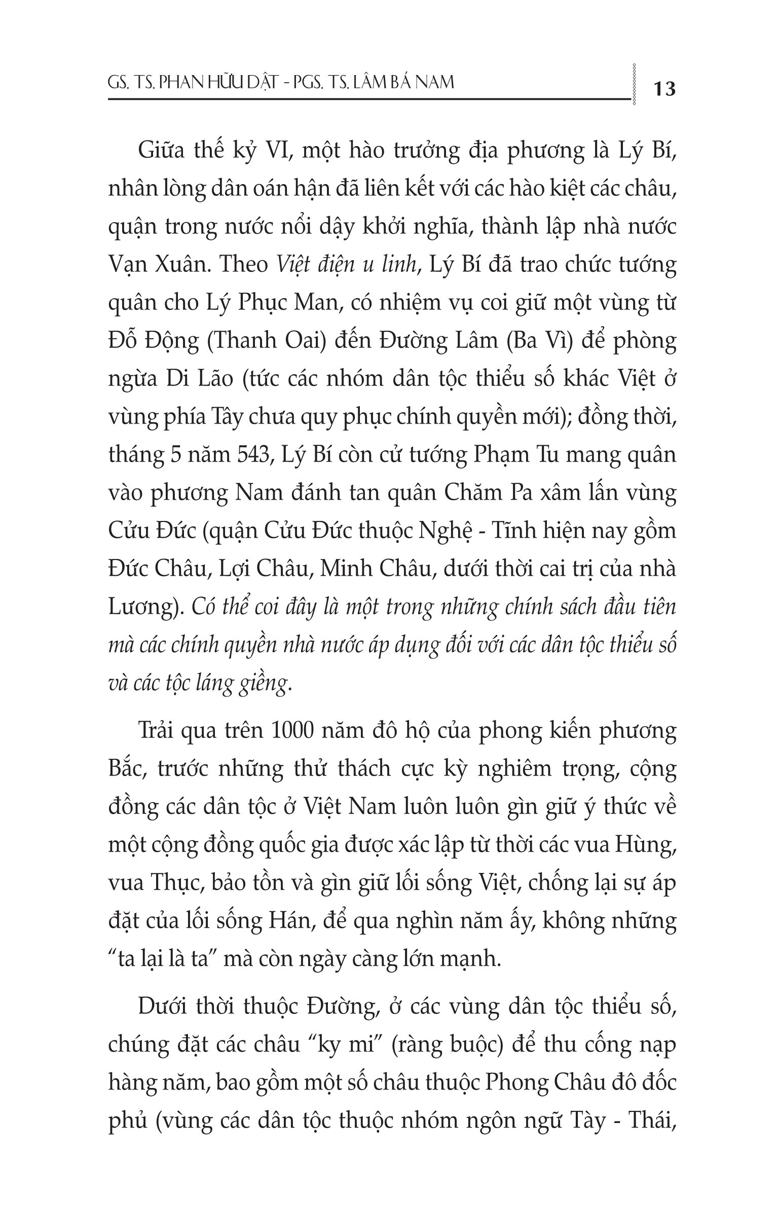 Cội Nguồn Chính Sách Dân Tộc Việt Nam