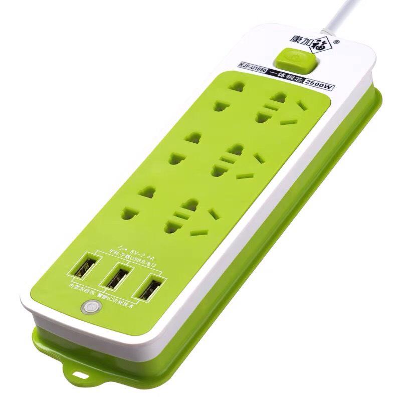 Ổ điện xanh cắm được chân USB