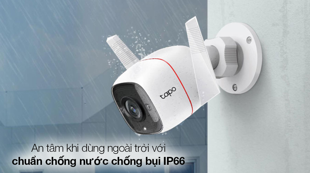 Camera Wi-Fi An Ninh Ngoài Trời Tp-link Tapo C310 Độ Phân Giải 3MP | Hàng Chính Hãng | Màu Trắng