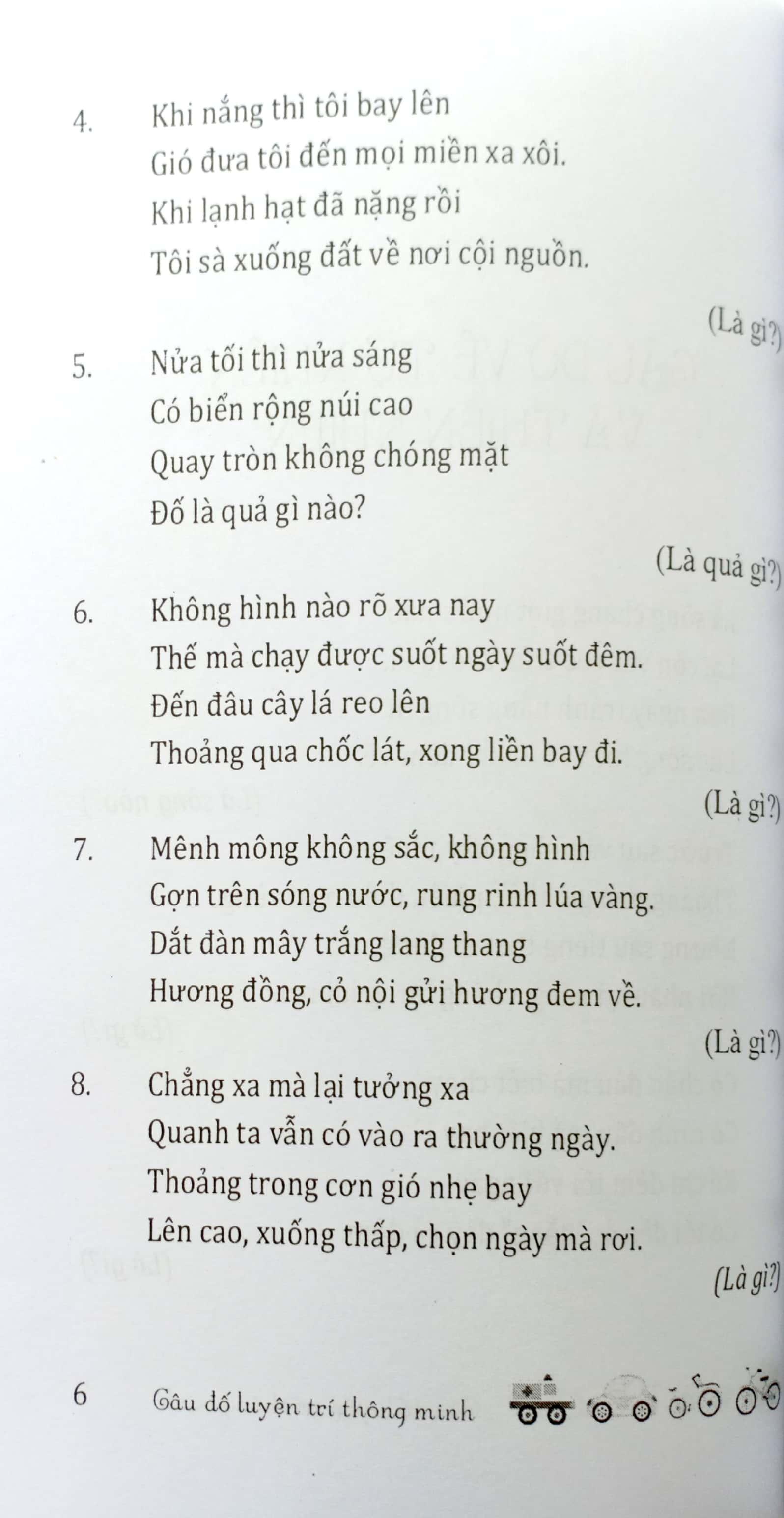 Câu Đố Luyện Trí Thông Minh
