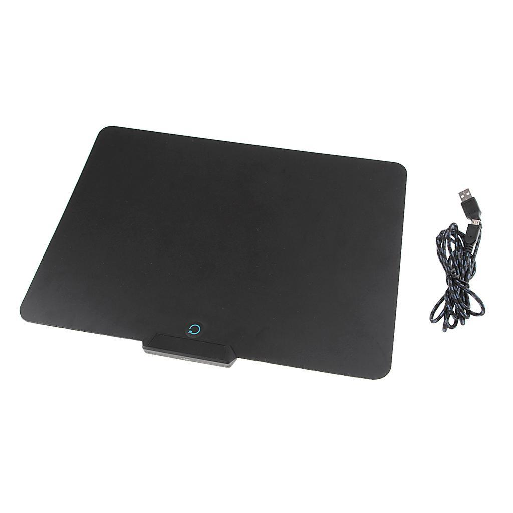 7 RGB Mode LED Gaming Mouse Pad Extra Large Size 14x11inch USB Powered