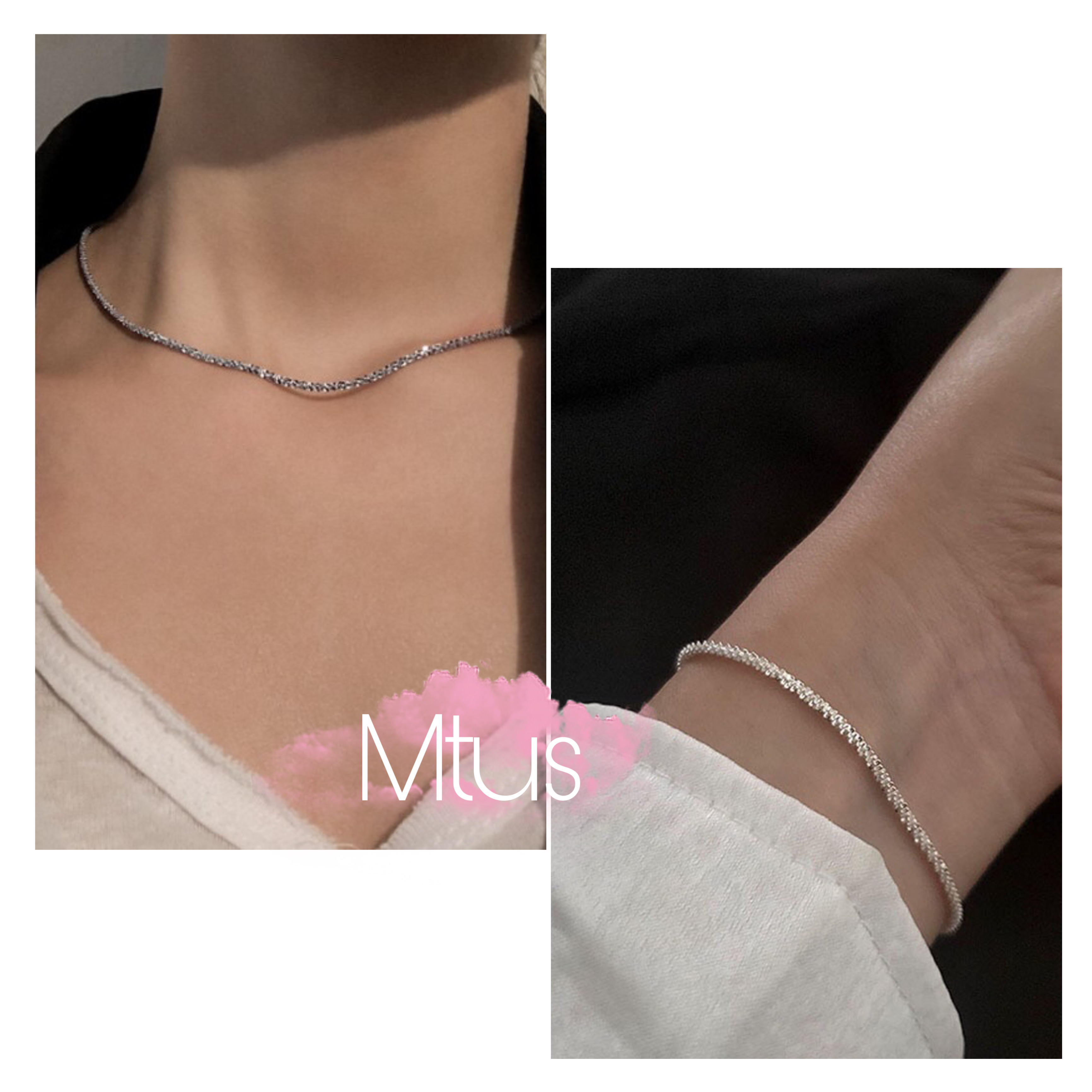 Vòng cổ chocker đơn giản - vòng tay kiểu hàn quốc