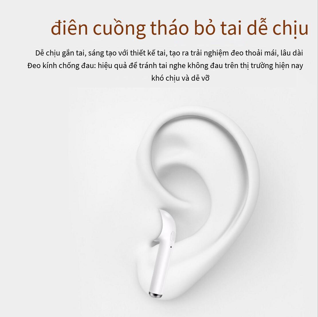 Khuyến mãi bán chạy tai nghe bluetooth không dây i7s tws 5.0 hai tai đôi có ngăn sạc tai nghe bluetooth i7 bán trực tiếp