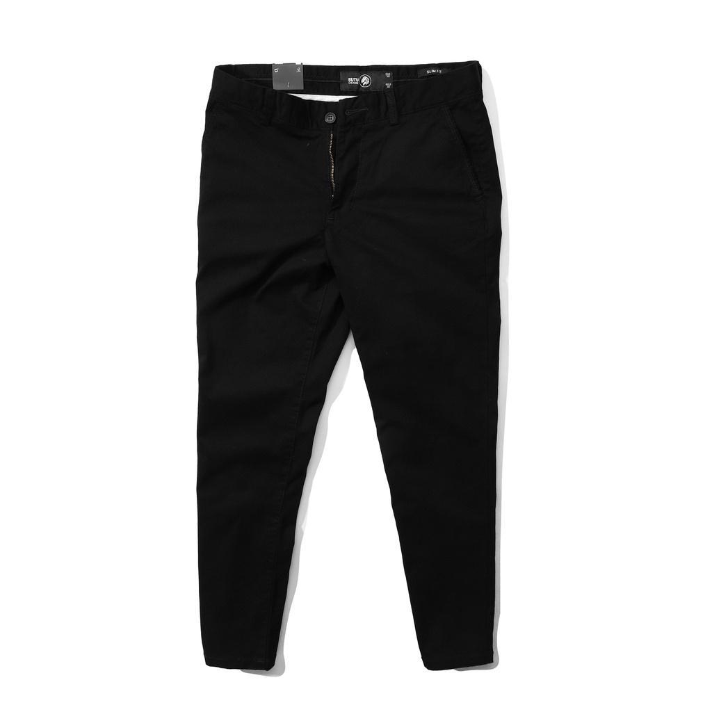 Quần Dài Kaki Ống Suông Nam Cao Cấp SUTU BRAND Chất Dày Đứng Form Kiểu Dáng Trẻ Trung Chất Liệu Co Giãn Tốt | Q0BDE9 - Nâu