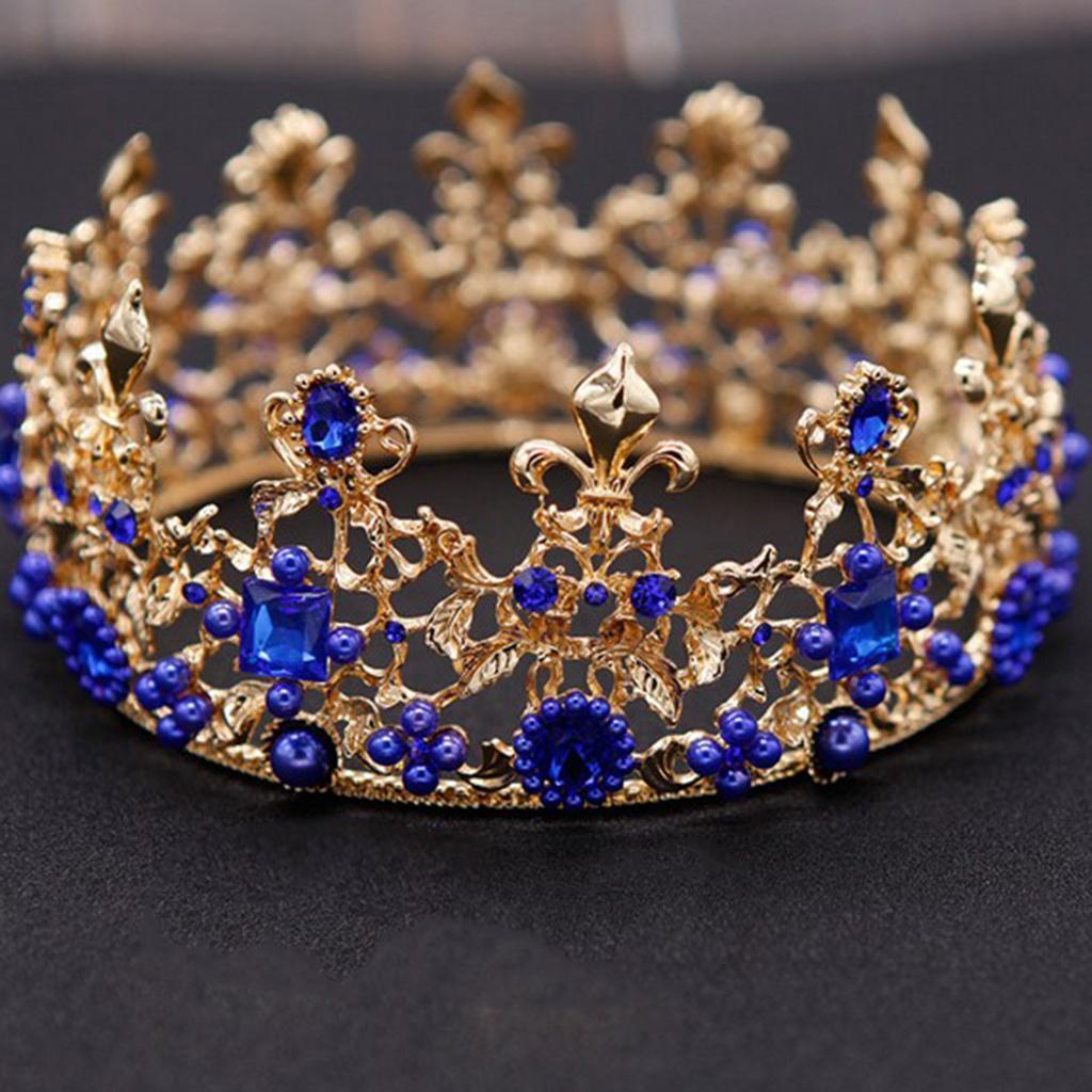 Wedding Rhinestones Tiara Queen Princess Crown Bridal Hairpieces Hairdress