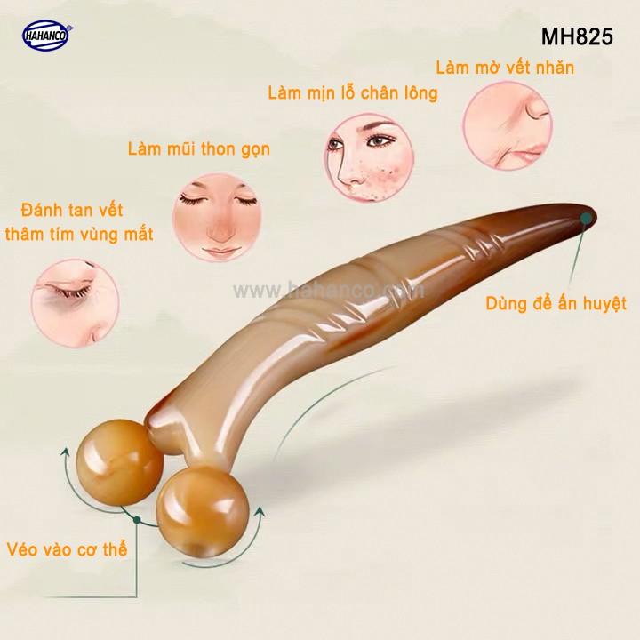 Dụng cụ lăn massage nâng cơ mặt và body bằng sừng ️- MH825 - Chăm sóc sức khỏe