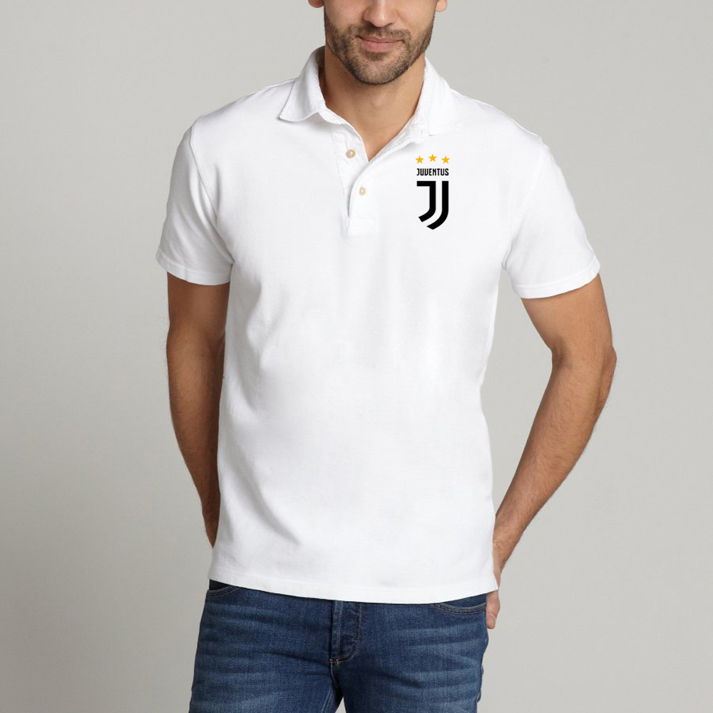 Áo Thun Polo Cổ Trụ Câu Lạc Bộ Bóng Đá JUVENTUS MS01 Hàng Cao Cấp