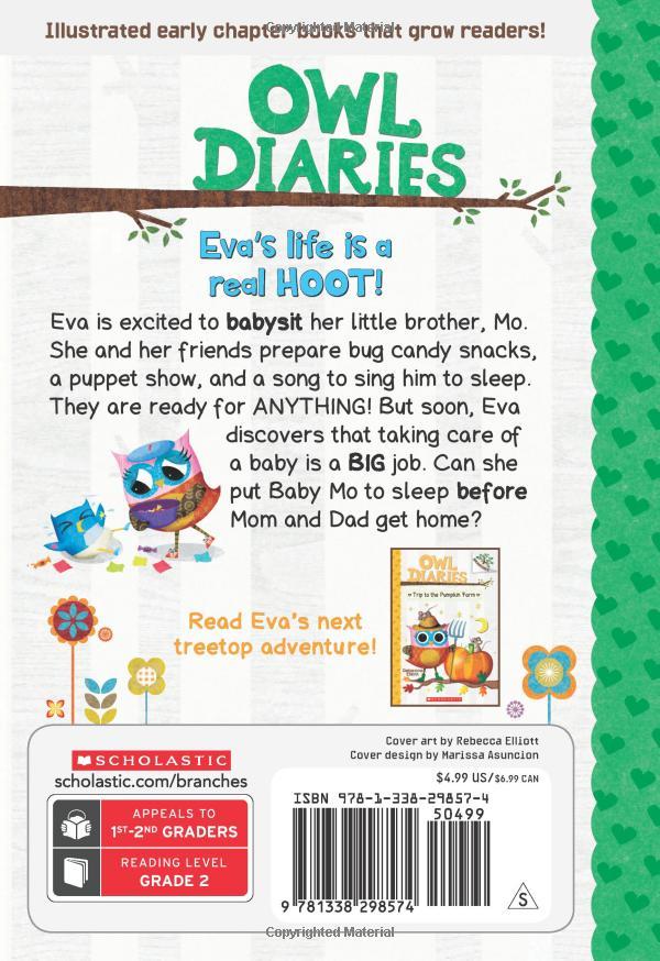 Sách ngoại văn: Owl Diaries #10: Eva and Baby Mo