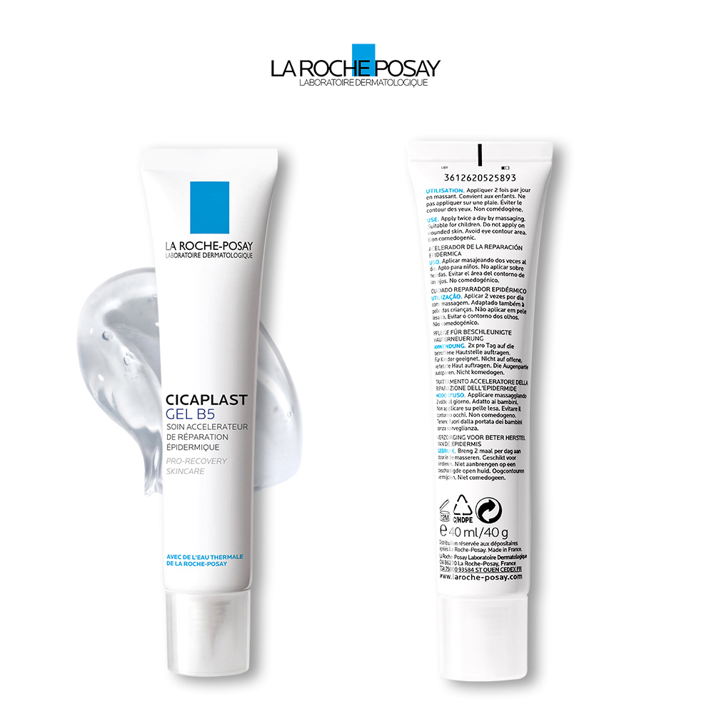 Kem dưỡng dạng gel giúp làm mờ sẹo, hỗ trợ phục hồi &amp; tái tạo da La Roche-Posay Cicaplast Gel B5 40ml