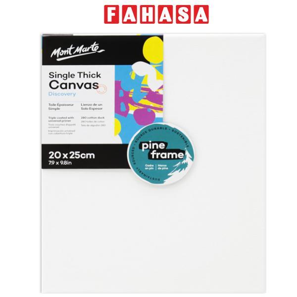 Khung Vải Canvas Vẽ Tranh Discovery Canvas Single Thick - 25 x 20 cm - Mont Marte CDDS2025