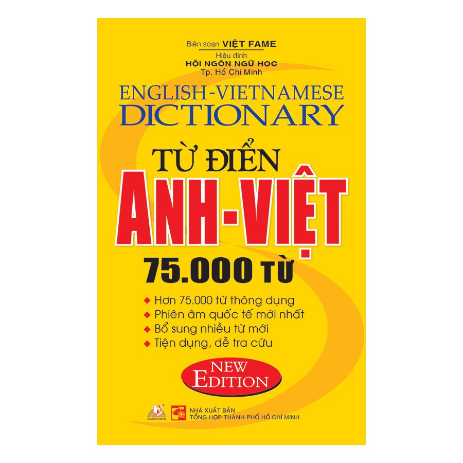 Từ Điển Anh – Việt 75.000 Từ