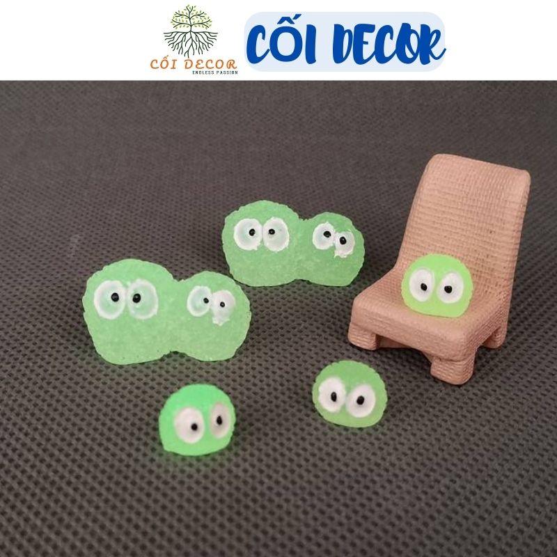 Mô hình mini ️ Mô hình Briquettes dust Elf dạ quang DIY trang trí bàn học, bàn làm việc