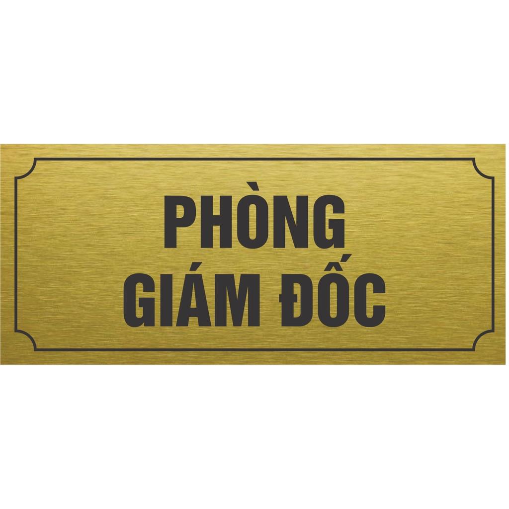 Bảng phòng ban, bảng chỉ dẫn cho nhà hàng, khách sạn cho các công ty xí nghiệp nhiều mẫu mã bằng alu vàng