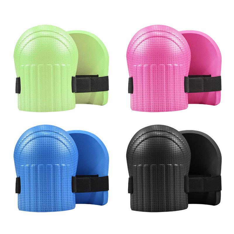 1Pair miếng đệm đầu gối mềm cho công việc đệm hỗ trợ đầu gối để làm vườn bảo vệ thể thao bảo vệ an toàn nơi làm việc Color: Pink