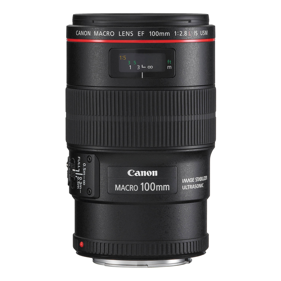 Lens Canon EF 100/2.8L Macro IS USM - Hàng Chính Hãng