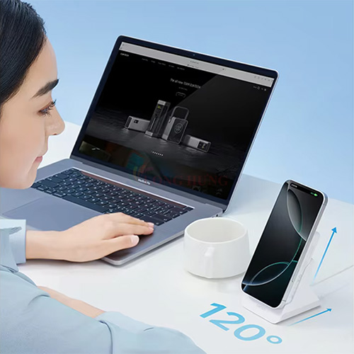Combo sạc dự phòng Cuktech Power Bank 1C 10000mAh 20W + Đế sạc POGO Plug 7.5W CP122M - Hàng chính hãng