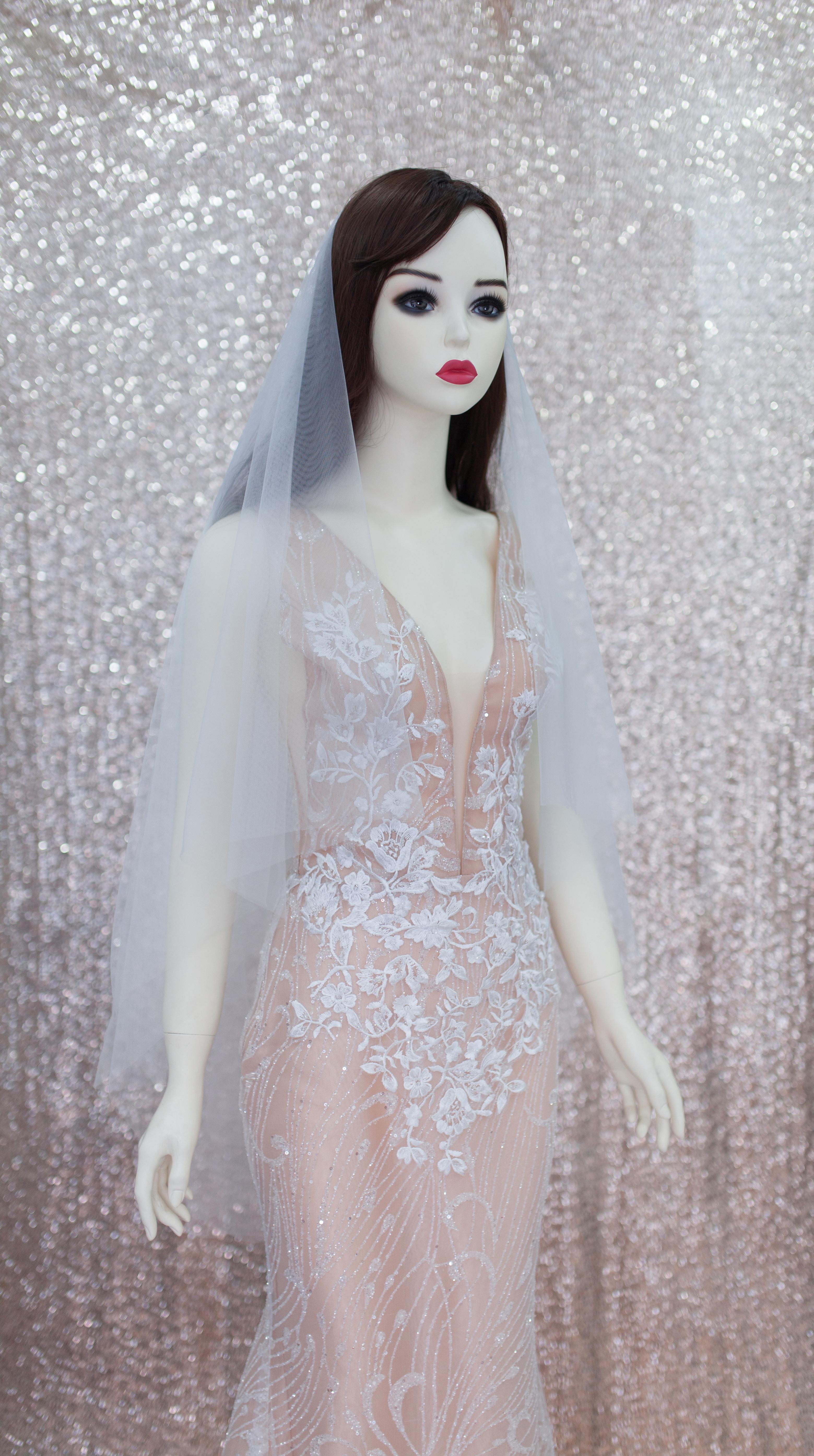 Lúp voan cô dâu 2 lớp Bridal Veil Two Layers