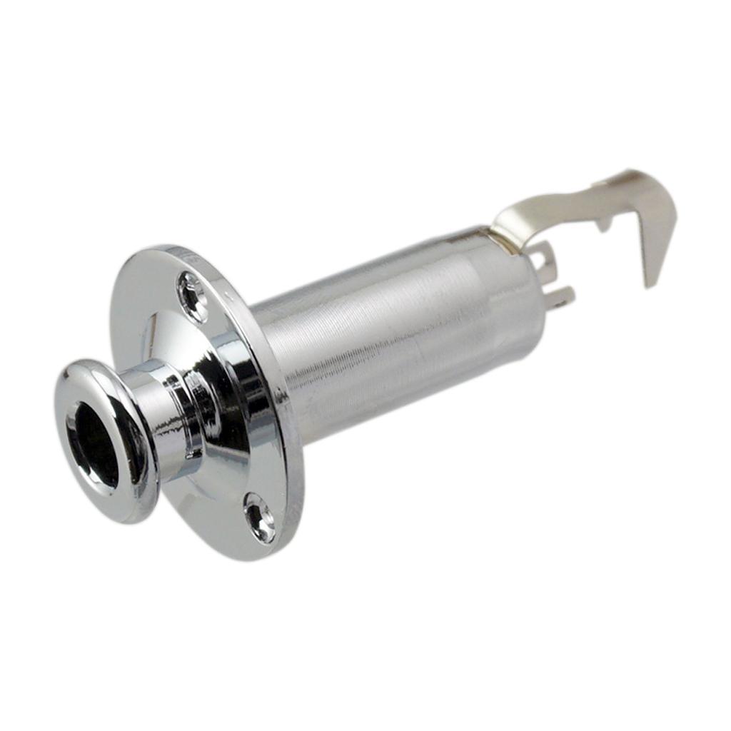 3PCS 1/4" End Pin Output Input Jack Strap Lock Pin Socket for Guitar Bass