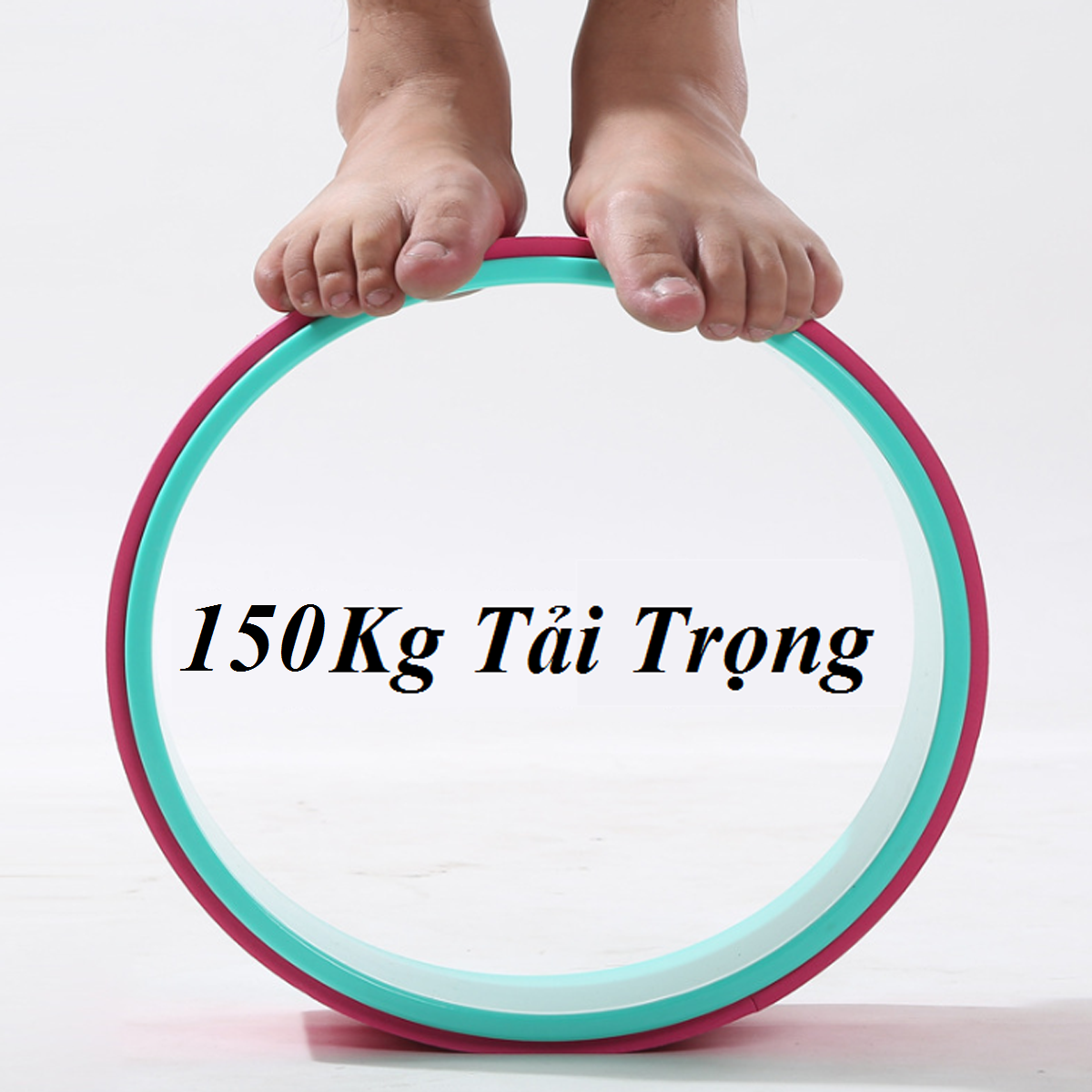 Combo vòng tập Yoga + 2 gạch in hoa văn tập Yoga chất liệu hàng cao cấp hỗ trợ các bài tập hiệu quả cao