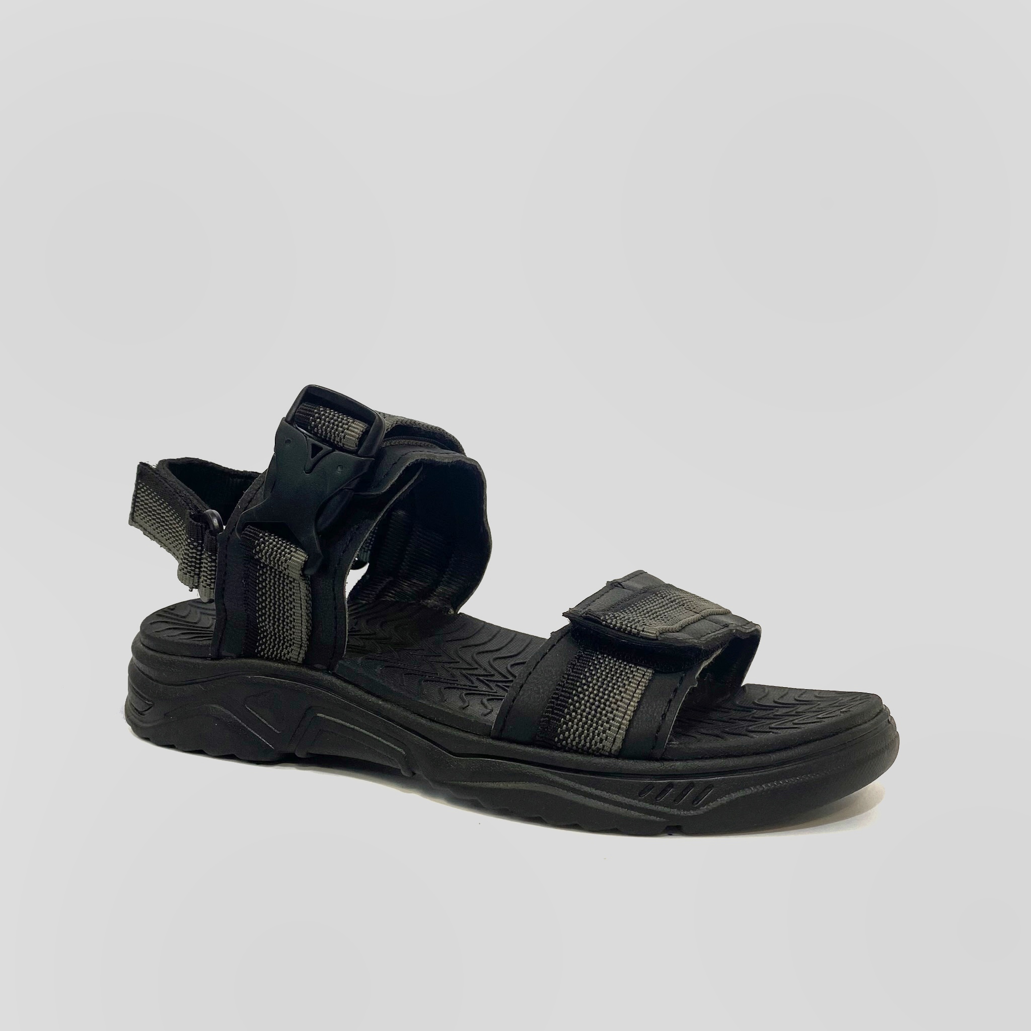 Giày Sandal Nam The Bily Quai Ngang - Xám Thổ Cẩm BL03XTC