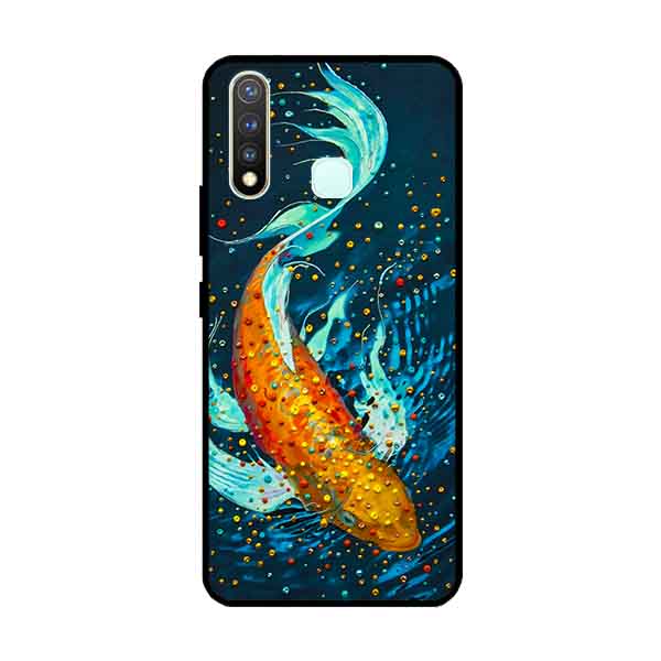 Ốp Lưng in cho Vivo Vivo Y19 /U3 /Y5s /U20 Mẫu Cá Koi Vàng̣ - Hàng Chính Hãng