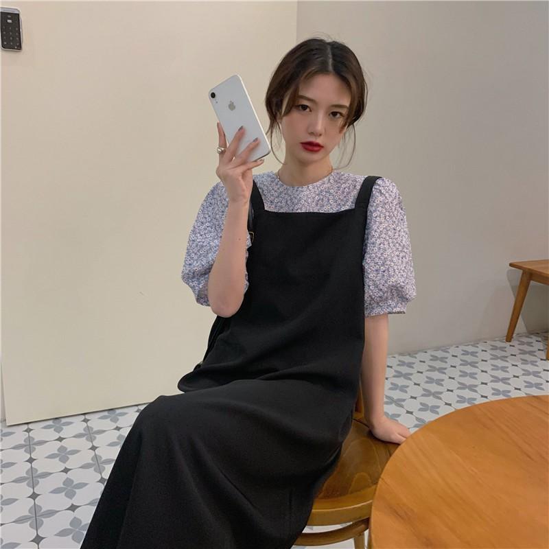 Set yếm ulzzang kèm áo