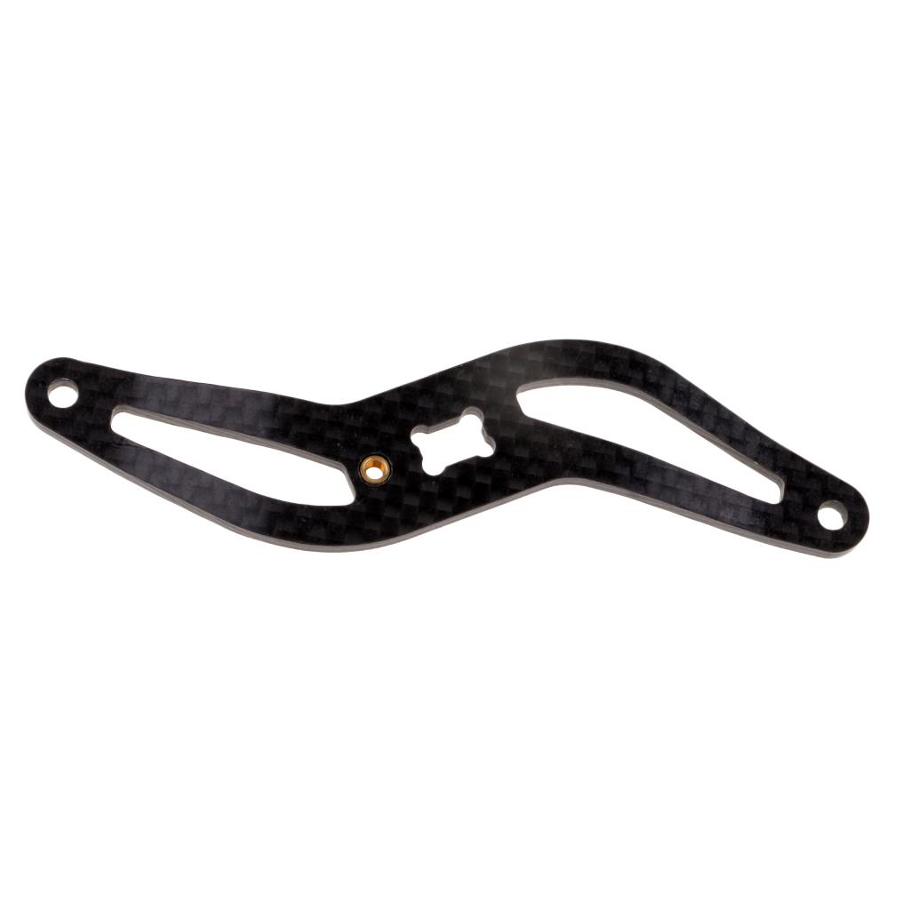 Lightweight Carbon Fiber S Shape Fishing Reel Handle Replacement for Baitcasting Reels