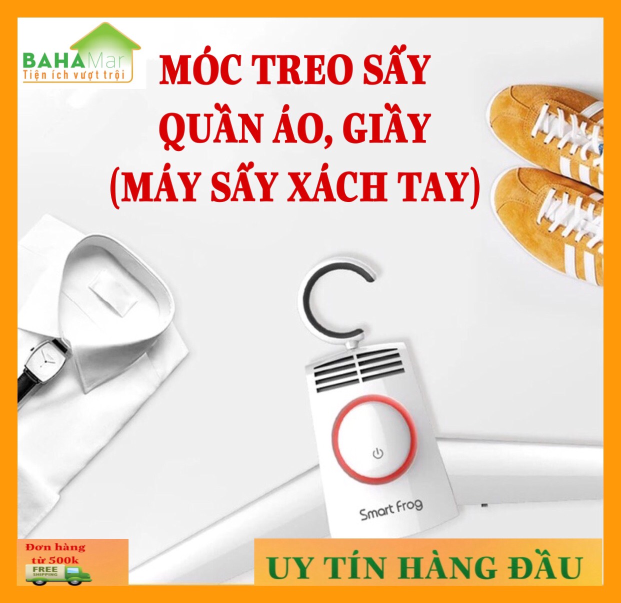 MÓC TREO DI ĐỘNG SẤY QUẦN ÁO, GIẦY CÓ THỂ GẤP GỌN - MÁY SẤY XÁCH TAY "BAHAMAR" tiện lợi mang theo đi du lich, đi công tác