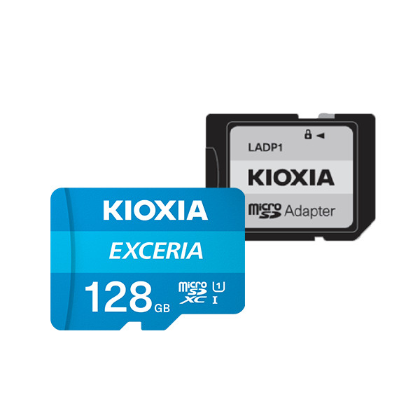 Thẻ nhớ 128GB Micro SDHC Exceria UHS-1 C10 100MB/s Kioxia (Có Adapter) - Hàng Chính Hãng