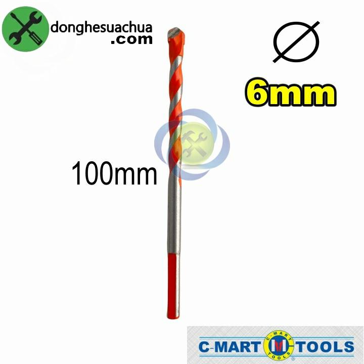 Mũi khoan tường 6mm C-Mart A3105-06