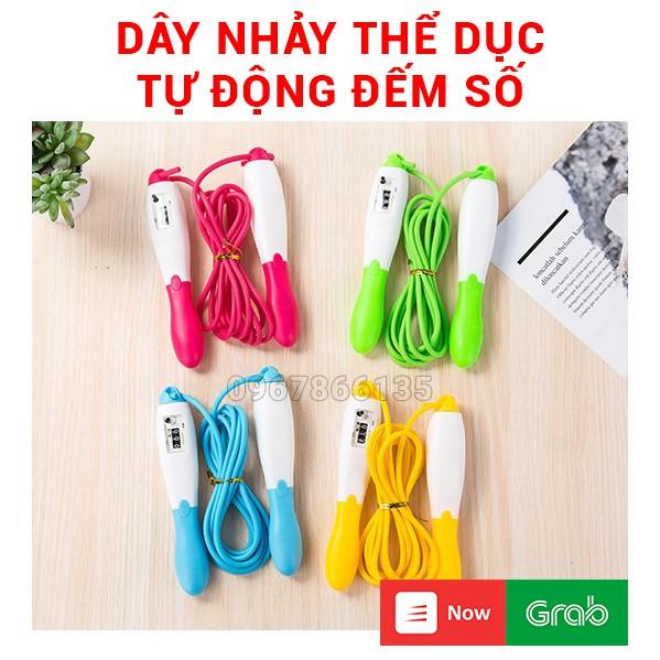 Dây nhảy thể dục tự động đếm số vòng nhảy giá rẻ giảm cân hiệu quả