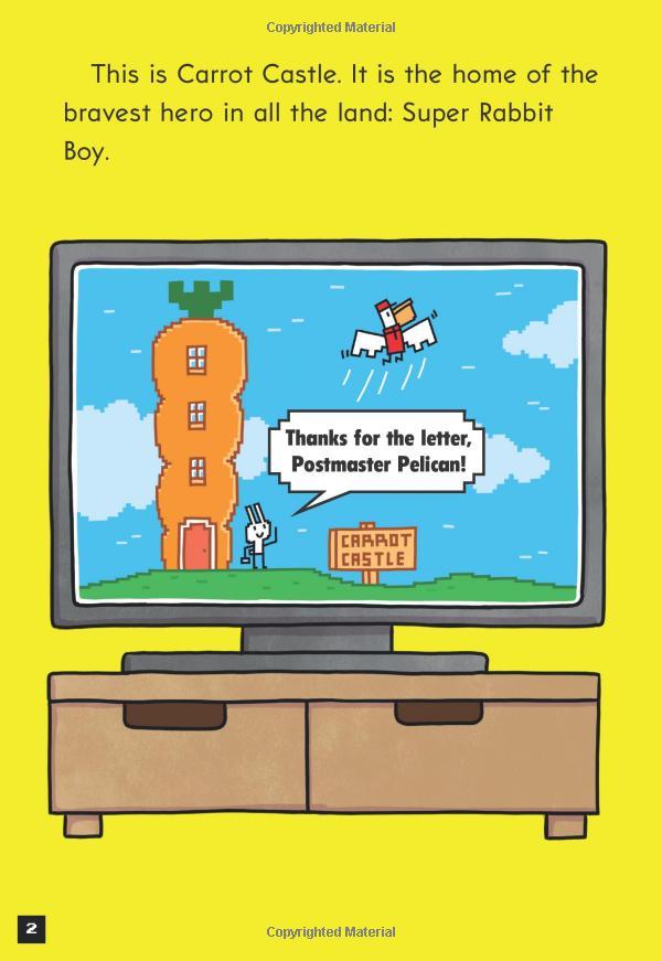 Sách ngoại văn: PRESS START! #2: SUPER RABBIT BOY POWERS UP!