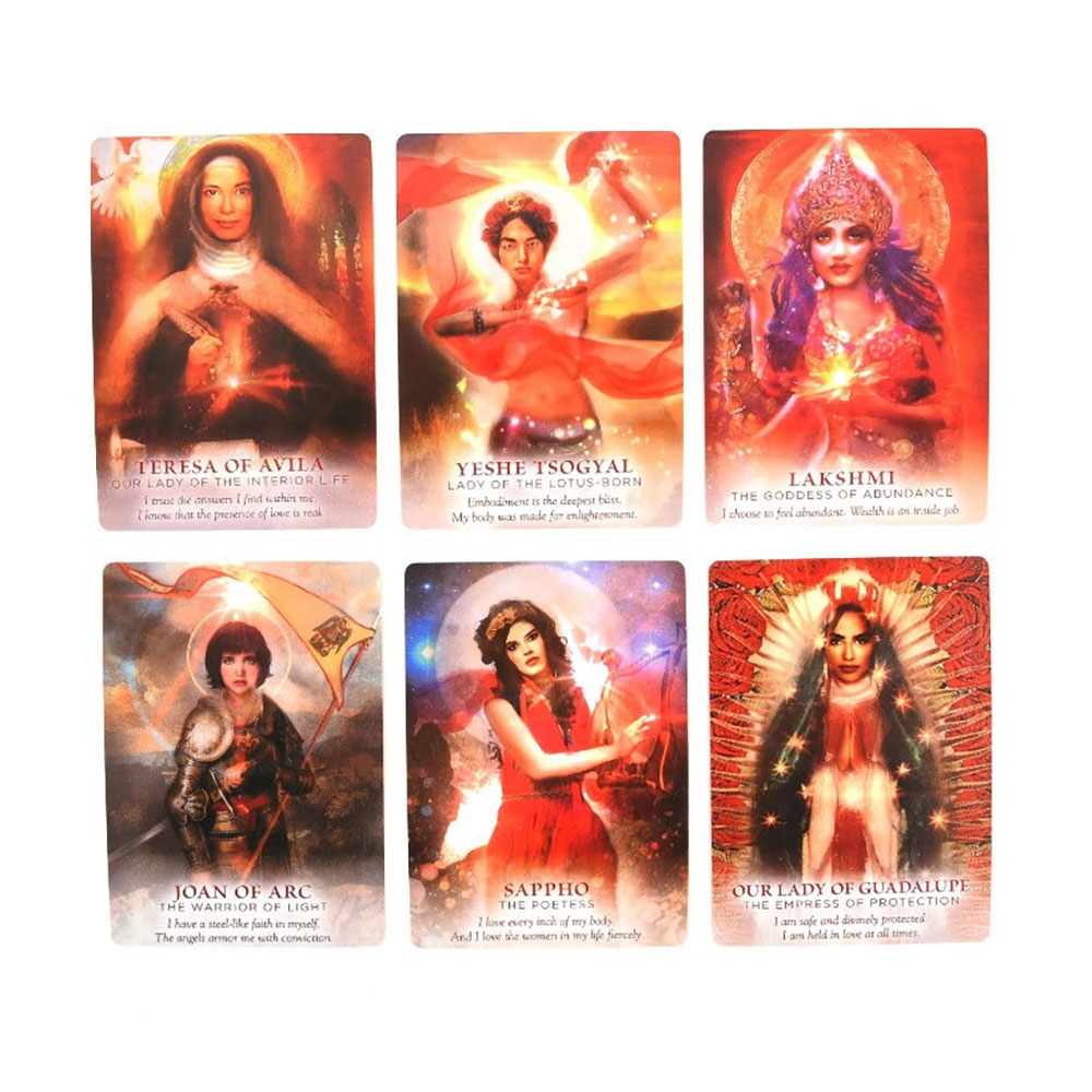 Bài Oracle Divine Feminine 53 Lá Bài Đá Thanh Tẩy