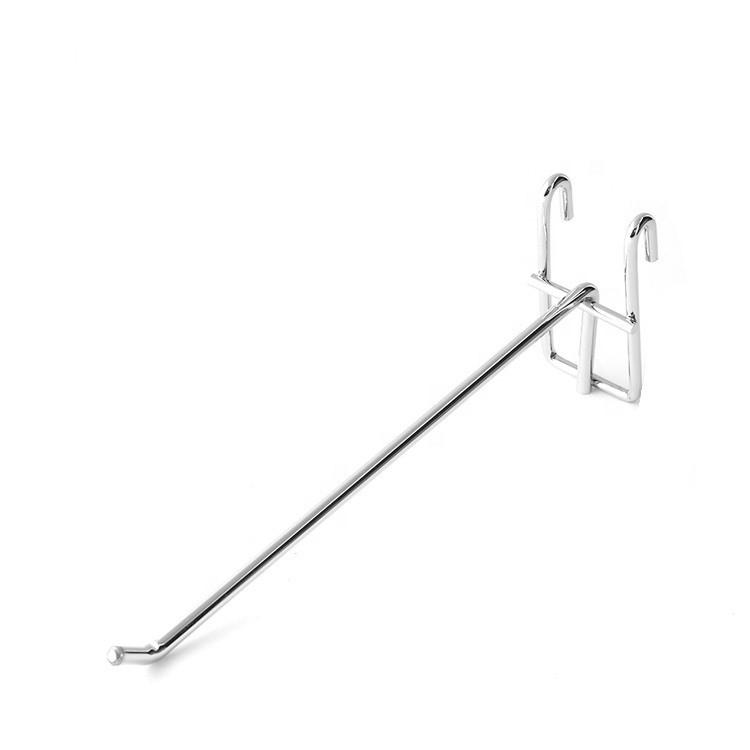 Bộ 10 móc inox cài lưới, tay cài lưới dùng cho tấm lưới treo đồ siêu thị, phụ kiện điện thoại, decor trang trí dài 20 cm