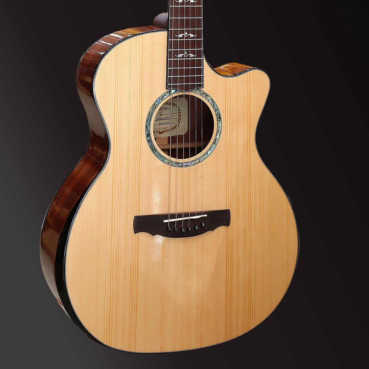 Đàn Guitar Acoustic E100LMT Chất Lượng Cao (Full Solid)