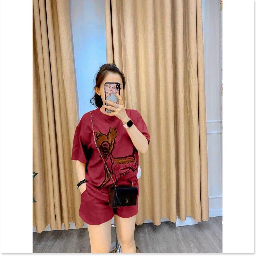 SET BỘ THUN NGẮN HỌA TIẾT XINH XẮN THÍCH HỢP CHO CÁC BẠN NỮ ĐI DẠO PHỐ,ĐI CHƠI... THỜI TRANG KING STORE