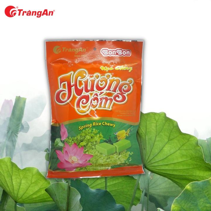 [Mẫu mới] Combo 2 gói kẹo Chewy hương cốm Bon Bon 250g, thương hiệu Tràng An, hạn sử dụng 12 tháng