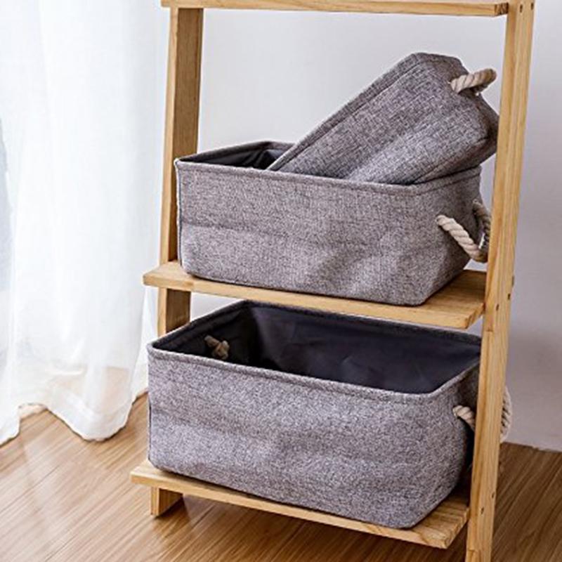 Giỏ Vải Đựng Quần Áo Có Quai Xách Tiện Lợi