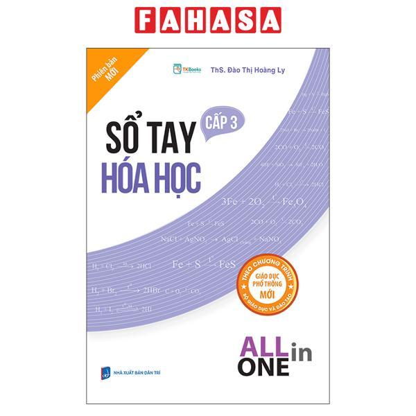 Sách - Sách All In One - Sổ Tay Vật Lý, Ngữ Văn, Sinh Học, Hóa Học Cấp 3
