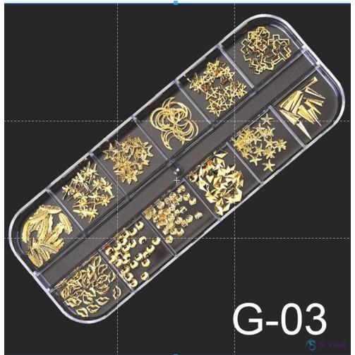 Khay 12 Ngăn Phụ Kiện Trang Trí Resin Hình Trăng Sao - Trường Thịnh Sài Gòn