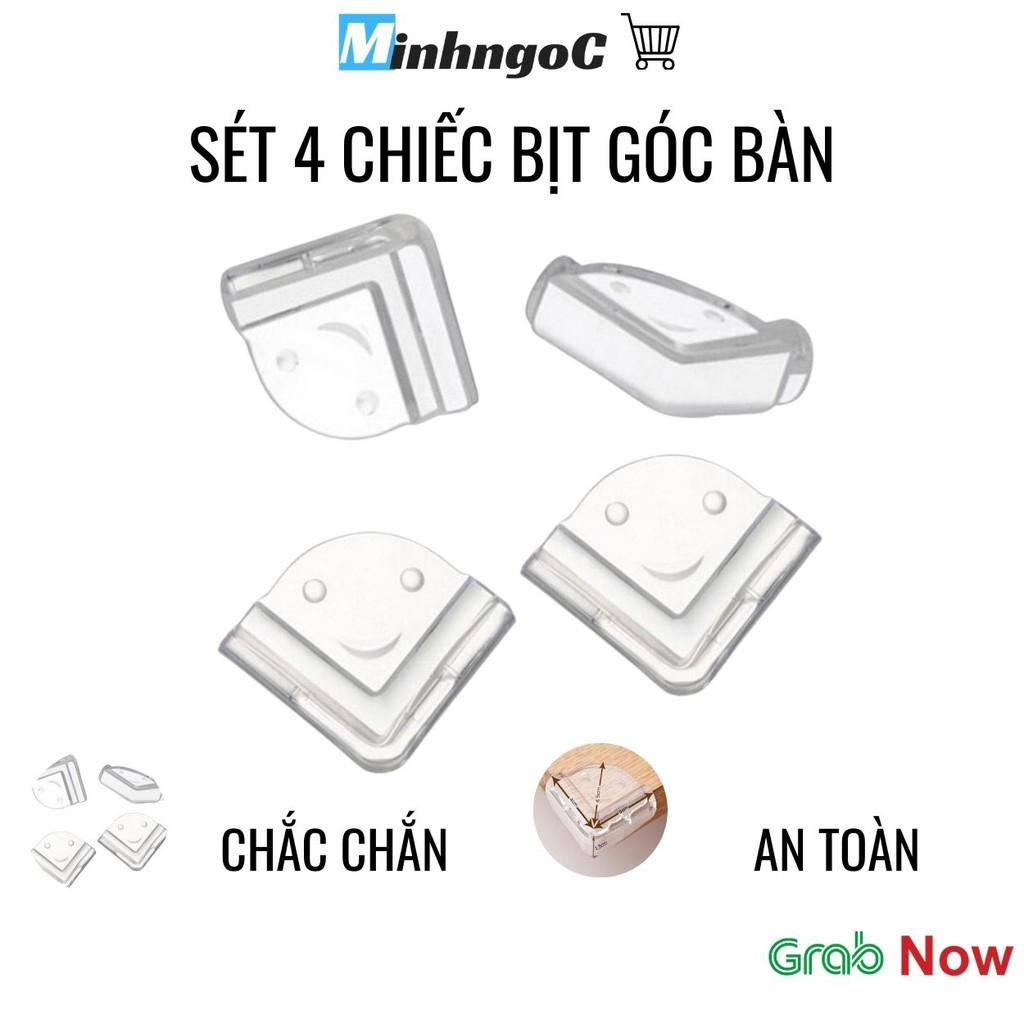 Miếng Bịt Góc Bàn, Bọc Cạnh Bàn Silicon Tránh Va Đập - An Toàn Cho Bé Và Người Già - Siêu Thị Minh Ngọc